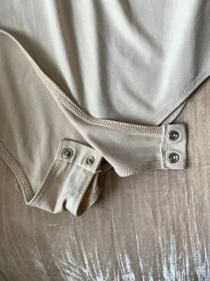 Forever 21 Beige Cowl Neck Bodysuit thumbnail 8