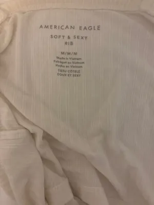 White American Eagle Tank Top thumbnail 3