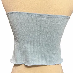 SHEIN  NWOT Sky Blue Strapless Top thumbnail 2