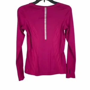 ✨ Lucy Women's Long Sleeve Athletic T-Shirt Pink Round Neck Tee Thumbhole✨ thumbnail 6