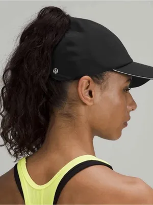 Lululemon Fast and Free Run Hat *Pony Black LW9DXVS Performance Workout Running thumbnail 2