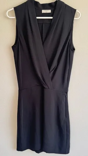 Aritzia Babaton Drape Front Faux Wrap Office Career Phoenix Dress Size 4 Small thumbnail 1