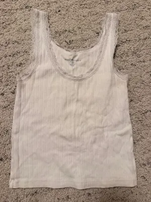 Brandy Melville Top White Cami Tank thumbnail 1