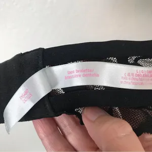 ‎PINK Victoria’s Secret black lace halter bralette L thumbnail 6