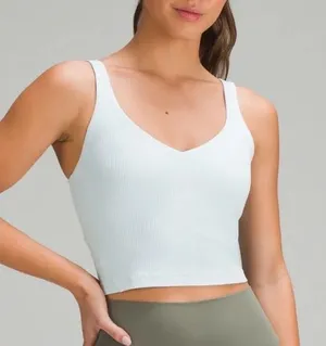 LULU🍋 Align Ribbed Tank‎ - Powder Blue thumbnail 1