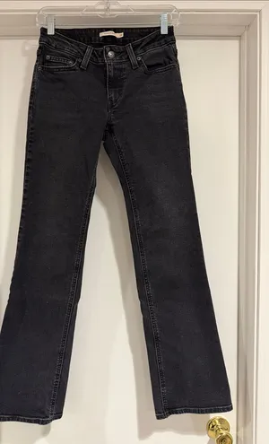 Levi's Black High-Rise Flare Jeans thumbnail 1