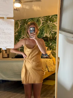 Glam Satin mini dress thumbnail 3