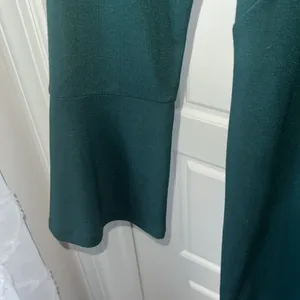 NWT Loft Green Dress w/Balloon Sleeve Size 10 thumbnail 2