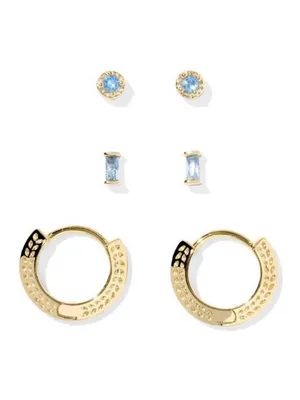 Kendra Scott Mandy Stud Earring
Set 3pc Gold/Blue thumbnail 2