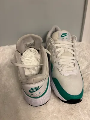Green and white Nike Sz. 12 athletic or casual running shoes thumbnail 12
