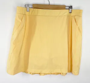 Calia Women Golf Skort Size XXL Orange 16" Ace Pleated Skirt Pickleball Academia thumbnail 1