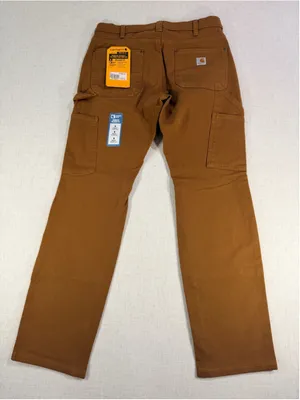 Carhartt Women’s Rugged Flex Relaxed Fit Double Front Work Pants Brown 8 Regular thumbnail 10