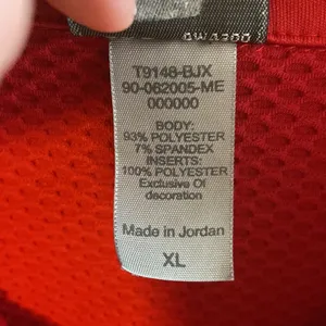Champion  red/grey 3/4 quarter zip pullover XL thumbnail 5
