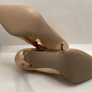 Steve Madden Daisie Metallic Rose Gold point toe heels. Size 8 thumbnail 7
