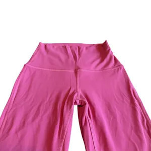 Lululemon High Waisted Full Length Leggings Pink Stretch Comfort Luxury Size 2 thumbnail 2