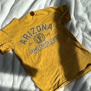Arizona State Graphic Tee Mustard Yellow Grand Canyon Shirt Size M thumbnail 2