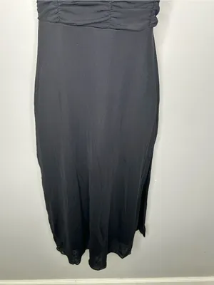 Kirious Black Strapless Ruched Top Dress Size M thumbnail 4