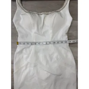 NEW Mac Duggal Savannah Dress White Size 6 Cocktail thumbnail 8