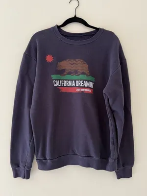 Jack's Surfboard California Dreaming Crewneck‎ Sweatshirt Navy Size Large thumbnail 1