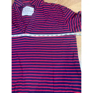 Frank & Eileen Patrick Popover Navy Red Striped Cotton Tee Lab Shirt Size Medium thumbnail 7