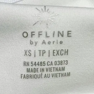 Offline by Aerie‎ Crossover Skort Built-In Shorts Athleisure White Womens XS EUC thumbnail 7