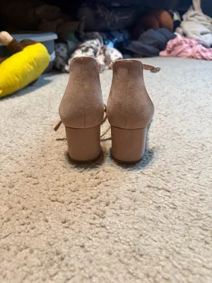 NYC Madden block heels nude 9 thumbnail 3