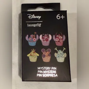 Loungefly Disney Stitch & Experiments Cupcake Blind Box Enamel Pin thumbnail 3