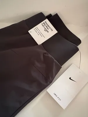 Nike Women's Standard Fit Mid Rise Full Length Leggings CU4321-070 Size XS New thumbnail 1