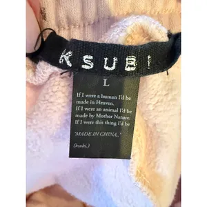 Ksubi 3 x‎ 4 Trak Shorts Women Large Dusty Pink Cotton Fleece Athleisure Comfy thumbnail 9
