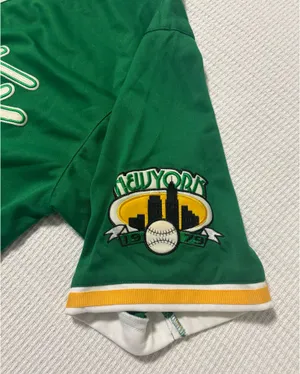 Vintage Big City Jersey Green Size L thumbnail 3
