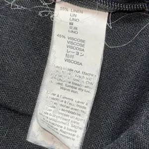 Gap Black Linen Wrap SKORT; Size 2 thumbnail 6