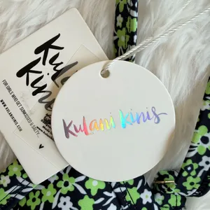 Kulani Kinis Green Ditsy Floral Print Bralette Bikini Top thumbnail 3