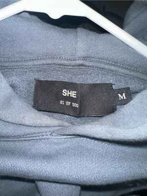 Darc Sport Navy Cropped 'WOLVES' Crewneck Hoodie thumbnail 4