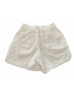 Old Navy White Crinkle Gauze Shorts High Waisted Comfort Waistband Size S thumbnail 2