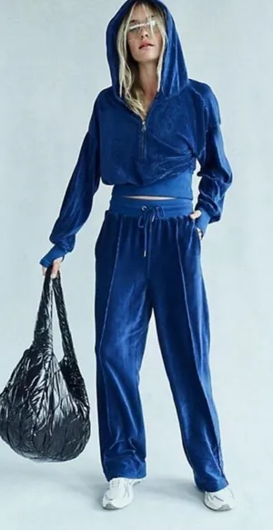 Free People Movement SET Lets Volley Velour Set Size: XL thumbnail 1