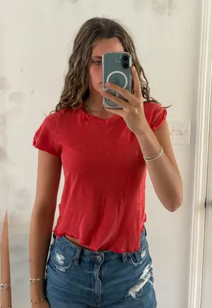 Free People Be My People Baby Tee thumbnail 1