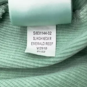 Old Navy Ribbed High Neck Mini Dress Womens L Stretch Minimal Coastal Soft‎ Girl thumbnail 8