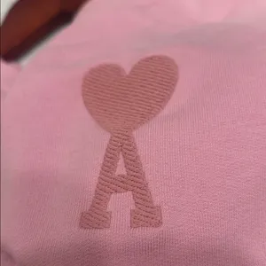 Ami De Coeur-Embroidered Sweatshirt In Pink thumbnail 10