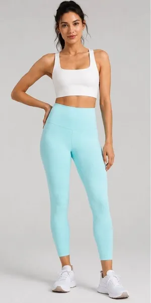 Lululemon Align High-Rise Pant 25" Cyan Blue Nulu Leggings Size‎ 2 thumbnail 1