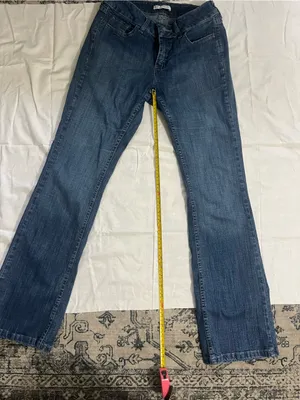 Women’s Dark Blue Straight-Leg Jeans thumbnail 3