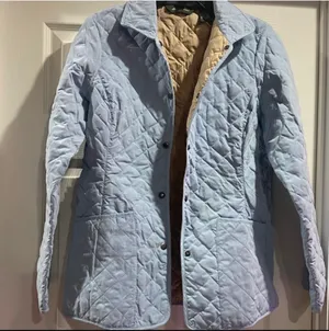 Eddie Bauer Down long sleeve jacket is a size Small. thumbnail 1