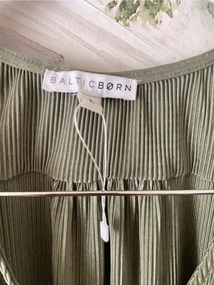 Baltic Born Athena Pleated Maxi Dress Sage Green Large thumbnail 3
