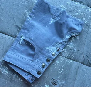 princess polly white jean shorts thumbnail 4