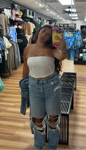 American Eagle High Waist Baggy Straight Jean thumbnail 8