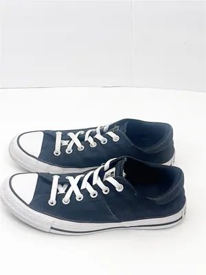 ALL STAR CONVERSE Black Canvas Low Top Sneakers Women’s 10 Casual Neutral Grunge thumbnail 7