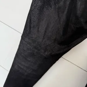 Free People Women’s Small Black Faux Suede Leggings Pants thumbnail 4