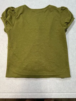 Lipslide Olive Green Short Sleeve Button Up Top Size S thumbnail 4