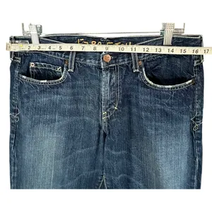 Ezra Fitch Abercrombie Y2K‎ Jeans Womens 29 Blue Bootcut Low Rise Retro Classic thumbnail 6