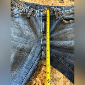 7 For All Mankind Jeans “A” Pocket Size 30 x 32 Stretch Flare Bootcut thumbnail 8