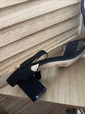 Benjamin Walk Black Crisscross Dressy Sandals 8W thumbnail 7